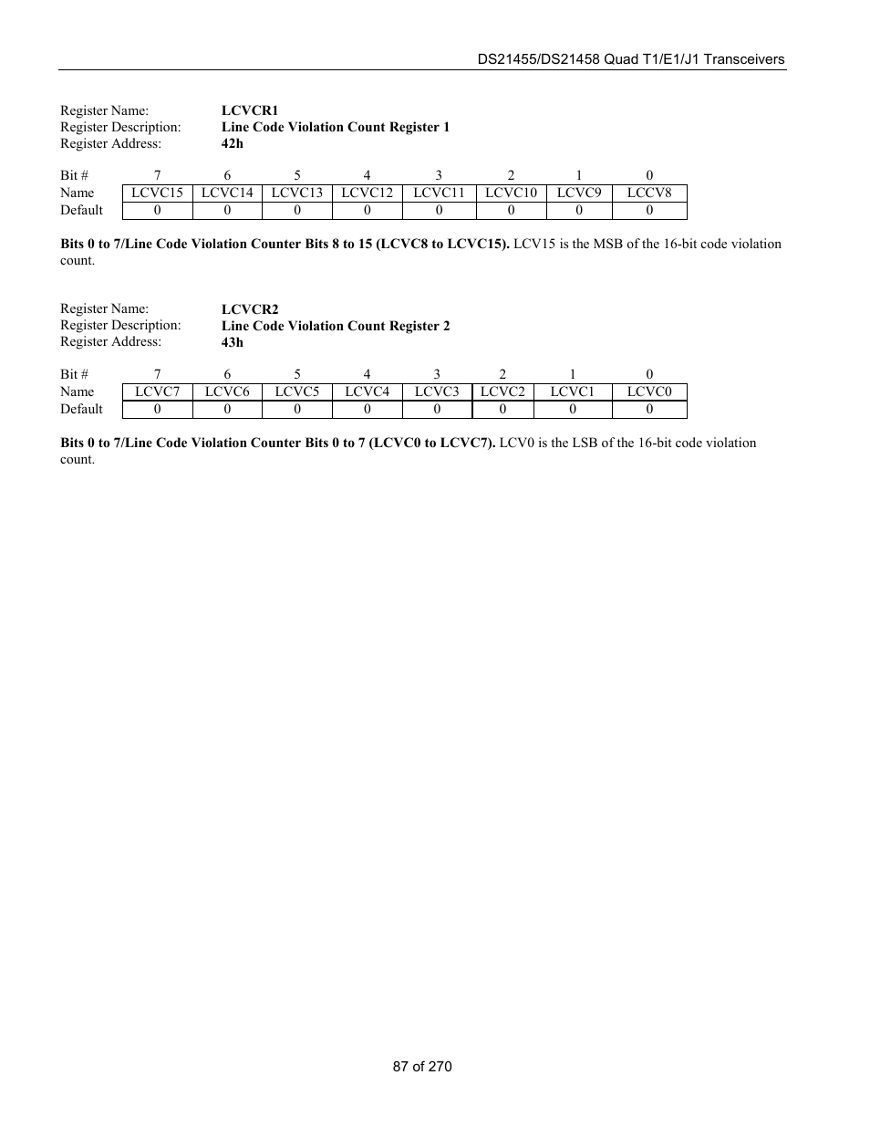 Rainbow Electronics DS21458 User Manual | Page 87 / 270