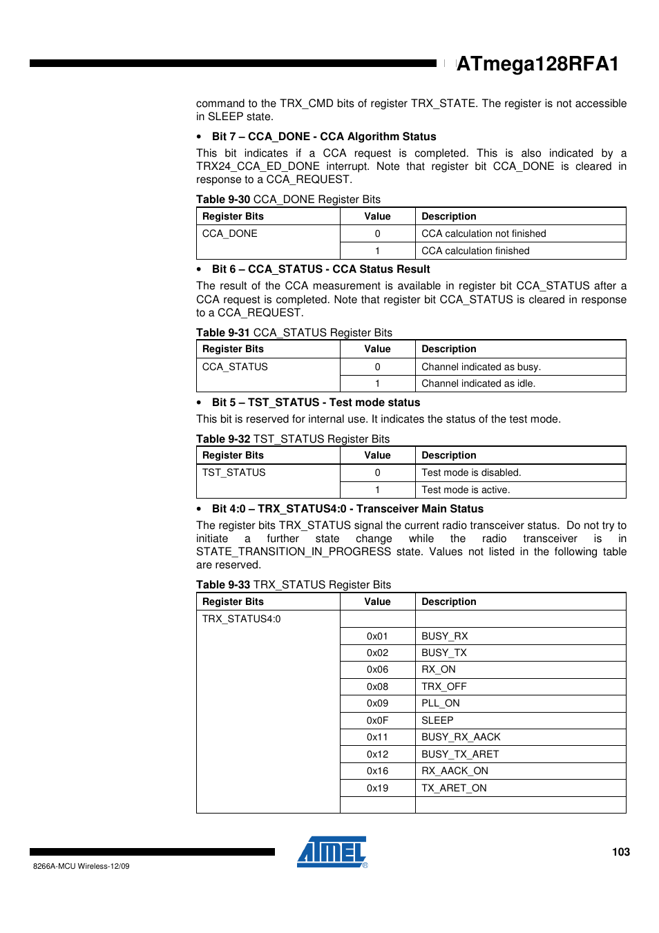 Atmega128rfa1 | Rainbow Electronics ATmega128RFA1 User Manual | Page 103 / 524