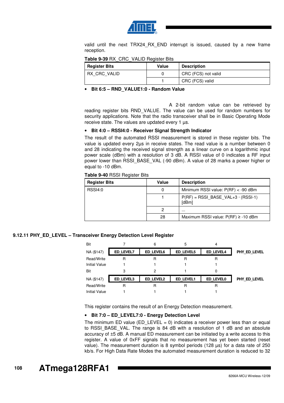 Atmega128rfa1 | Rainbow Electronics ATmega128RFA1 User Manual | Page 108 / 524