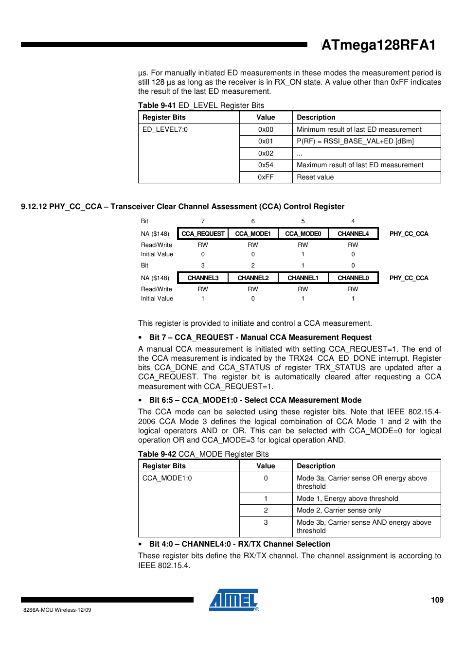 Atmega128rfa1 | Rainbow Electronics ATmega128RFA1 User Manual | Page 109 / 524