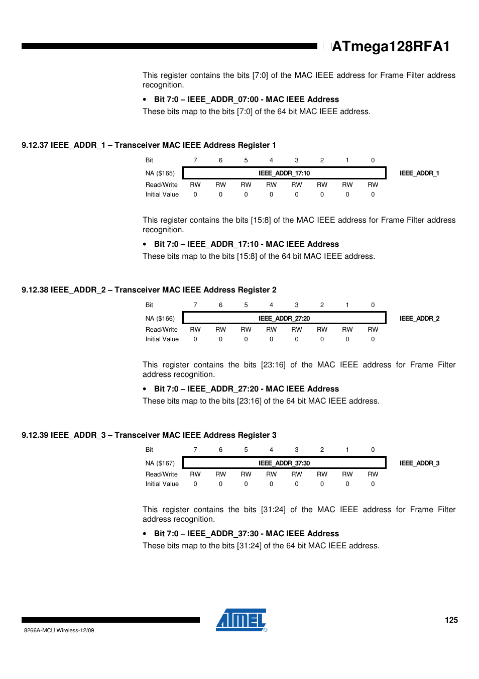Atmega128rfa1 | Rainbow Electronics ATmega128RFA1 User Manual | Page 125 / 524