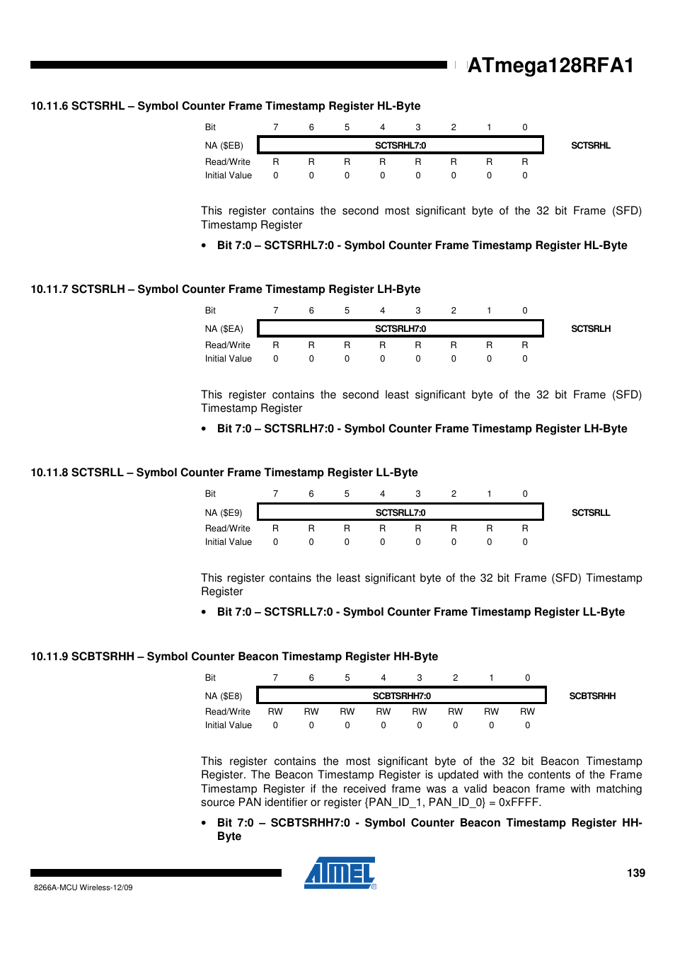 Atmega128rfa1 | Rainbow Electronics ATmega128RFA1 User Manual | Page 139 / 524