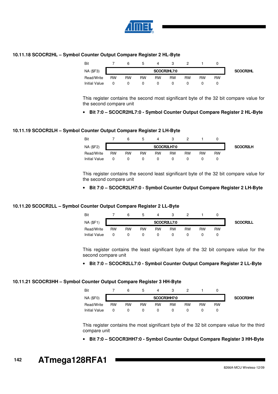 Atmega128rfa1 | Rainbow Electronics ATmega128RFA1 User Manual | Page 142 / 524