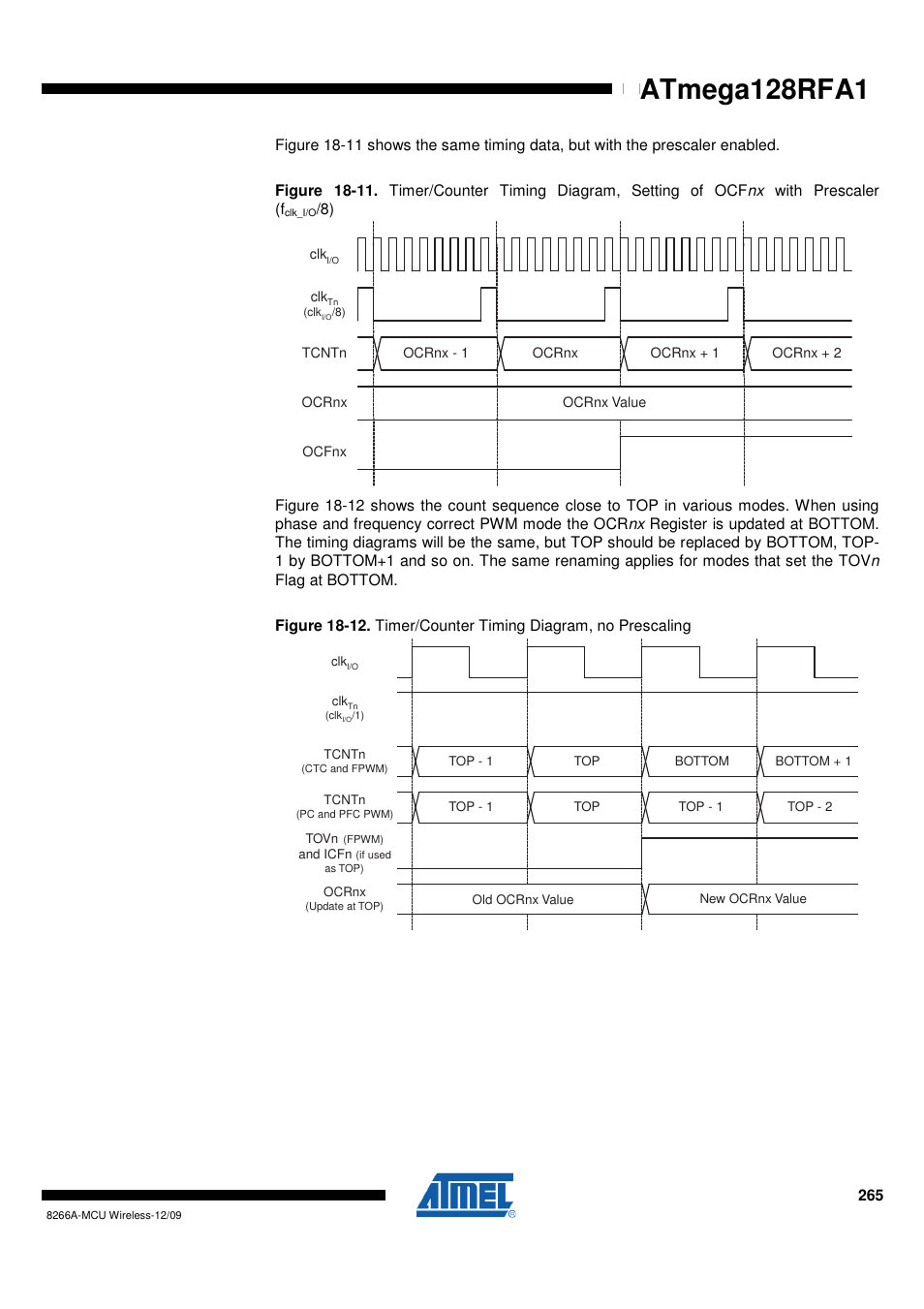 Atmega128rfa1 | Rainbow Electronics ATmega128RFA1 User Manual | Page 265 / 524