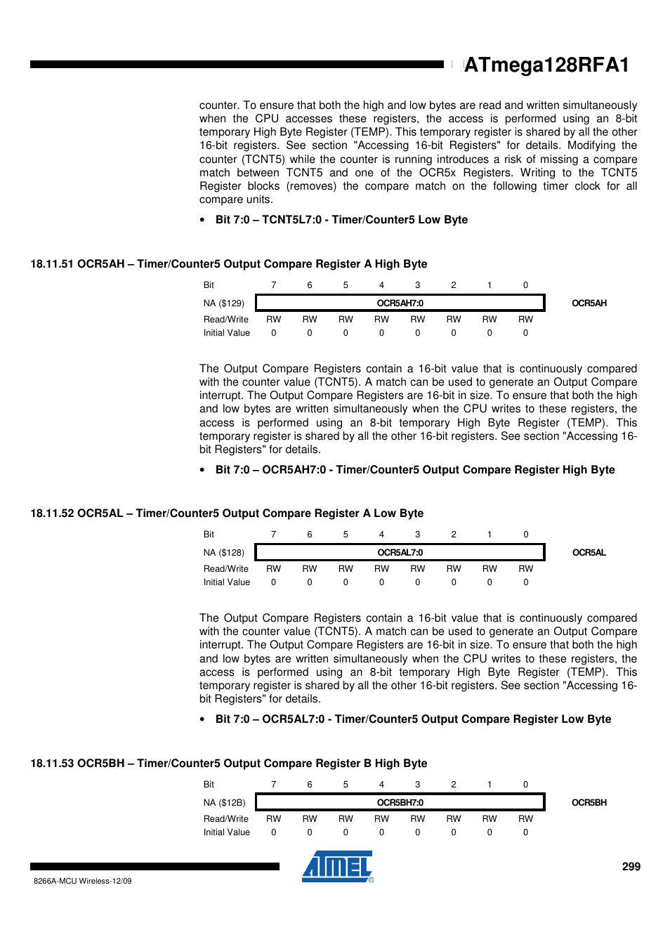 Atmega128rfa1 | Rainbow Electronics ATmega128RFA1 User Manual | Page 299 / 524