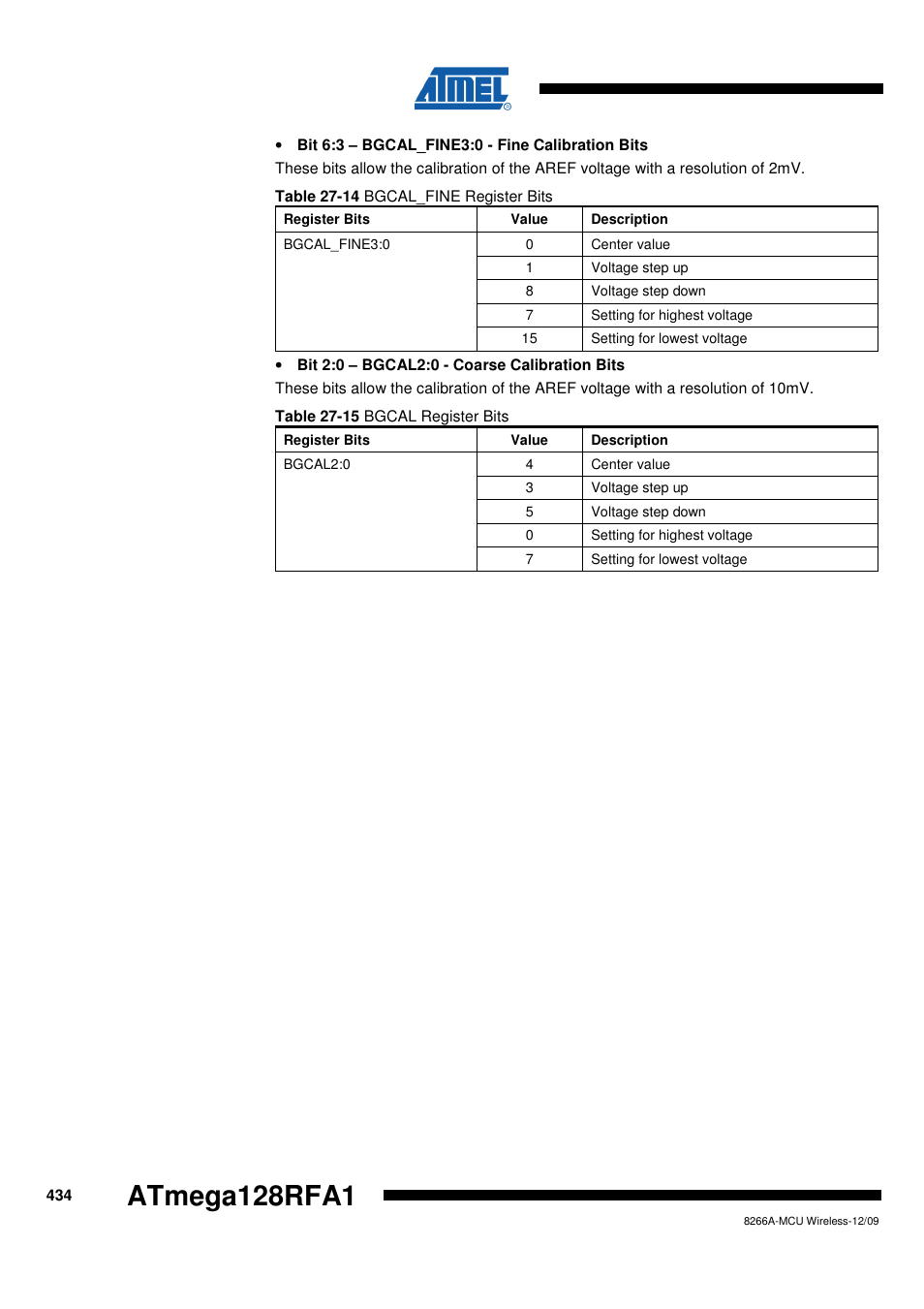 Atmega128rfa1 | Rainbow Electronics ATmega128RFA1 User Manual | Page 434 / 524