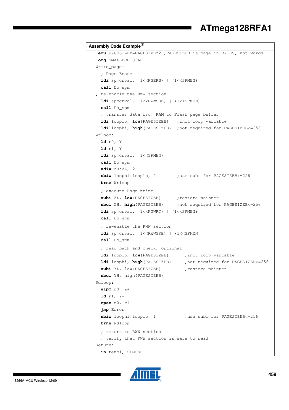 Atmega128rfa1 | Rainbow Electronics ATmega128RFA1 User Manual | Page 459 / 524