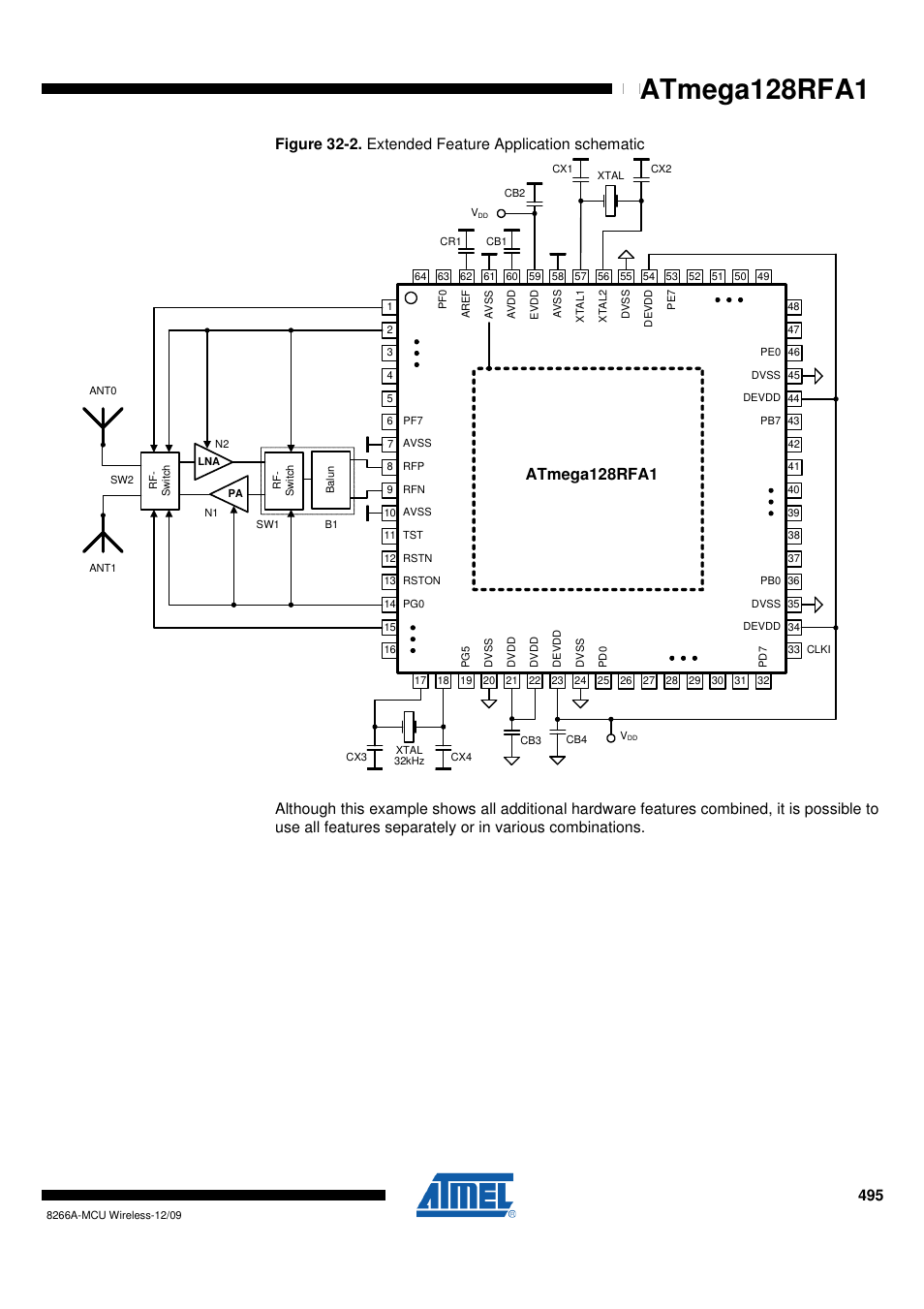 Atmega128rfa1 | Rainbow Electronics ATmega128RFA1 User Manual | Page 495 / 524