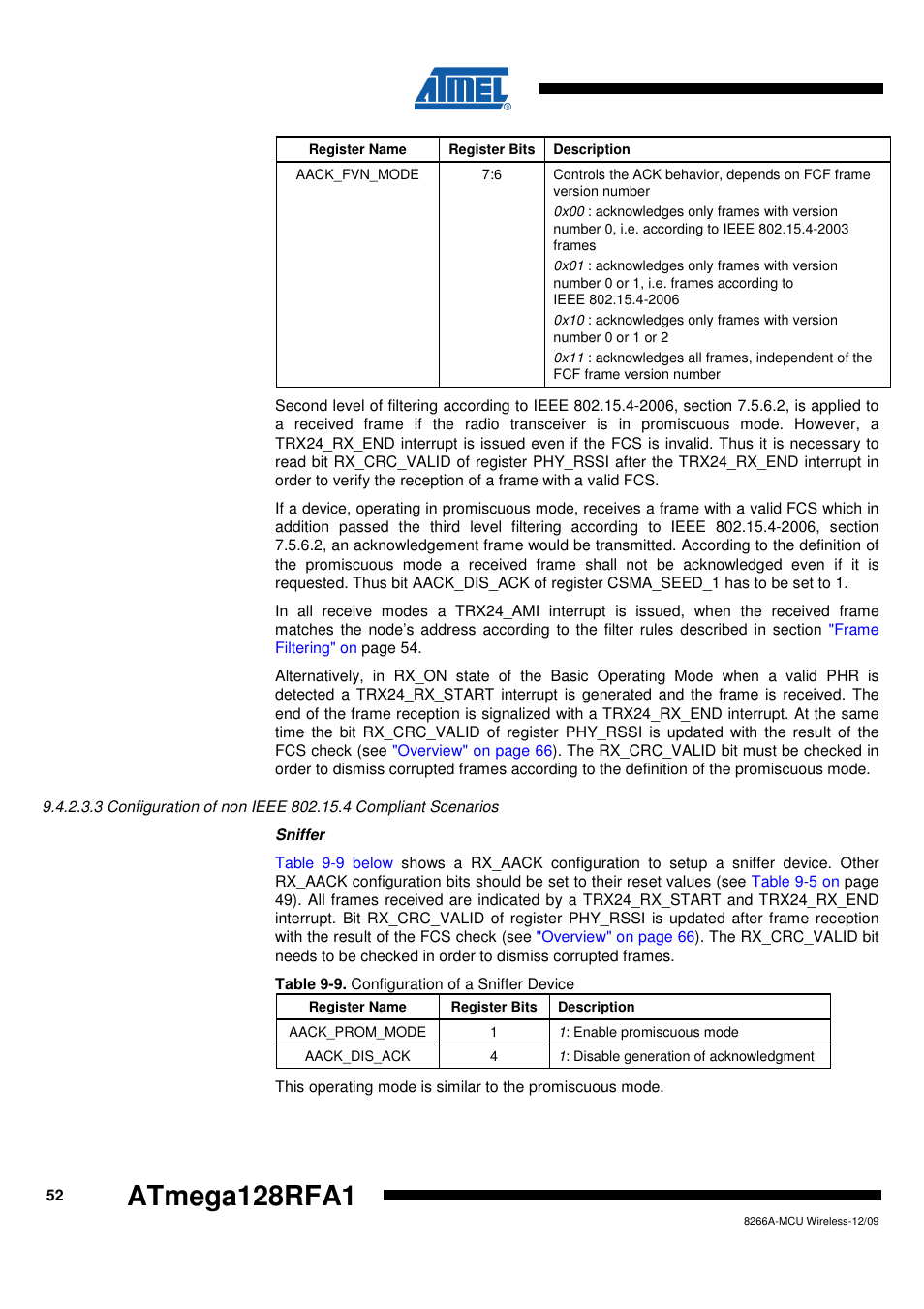 Atmega128rfa1 | Rainbow Electronics ATmega128RFA1 User Manual | Page 52 / 524