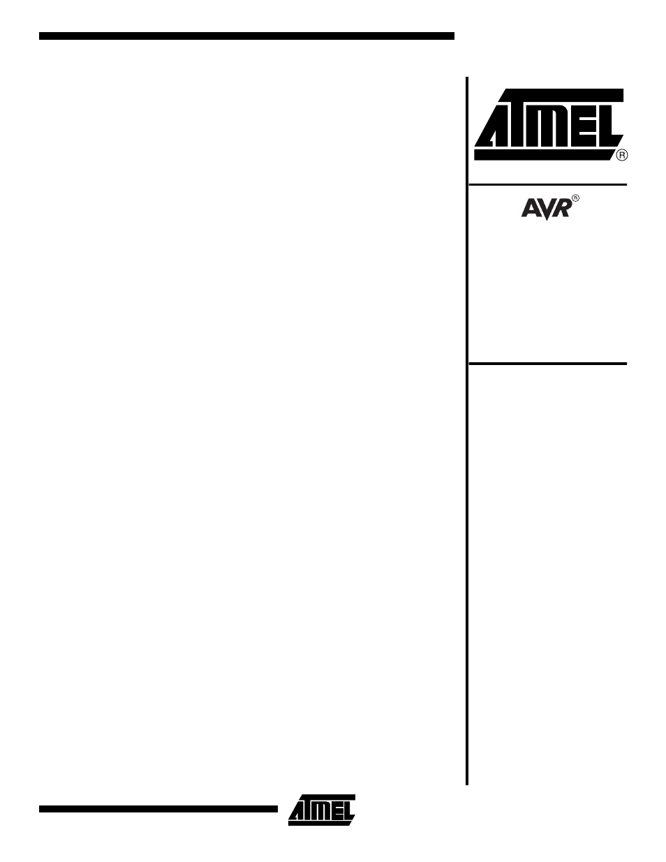 Rainbow Electronics ATmega103L User Manual | 126 pages