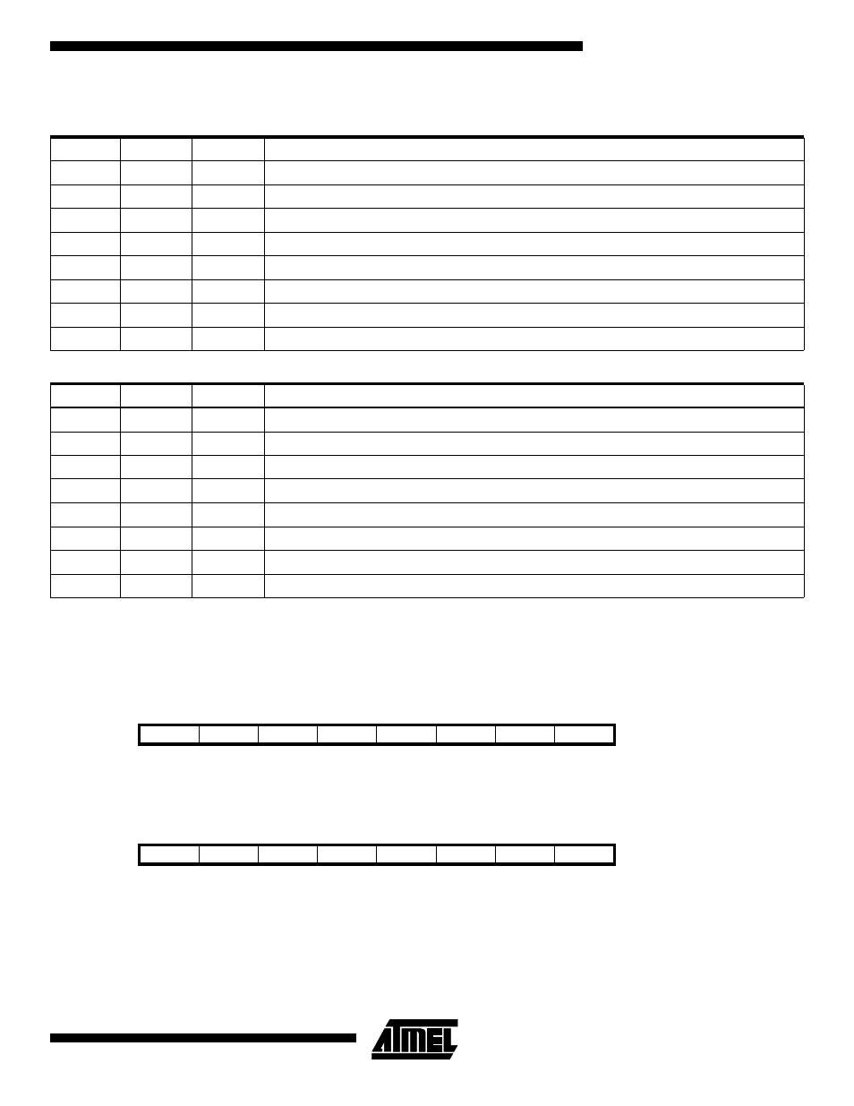 Timer/counter0 - tcnt0, Timer/counter2 - tcnt2 | Rainbow Electronics ATmega103L User Manual | Page 39 / 126