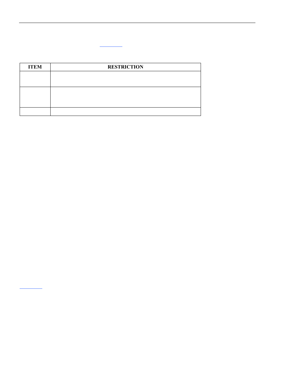 Table 2-b. initialization steps, Table 2-a. restrictions | Rainbow Electronics DS3131 User Manual | Page 12 / 174