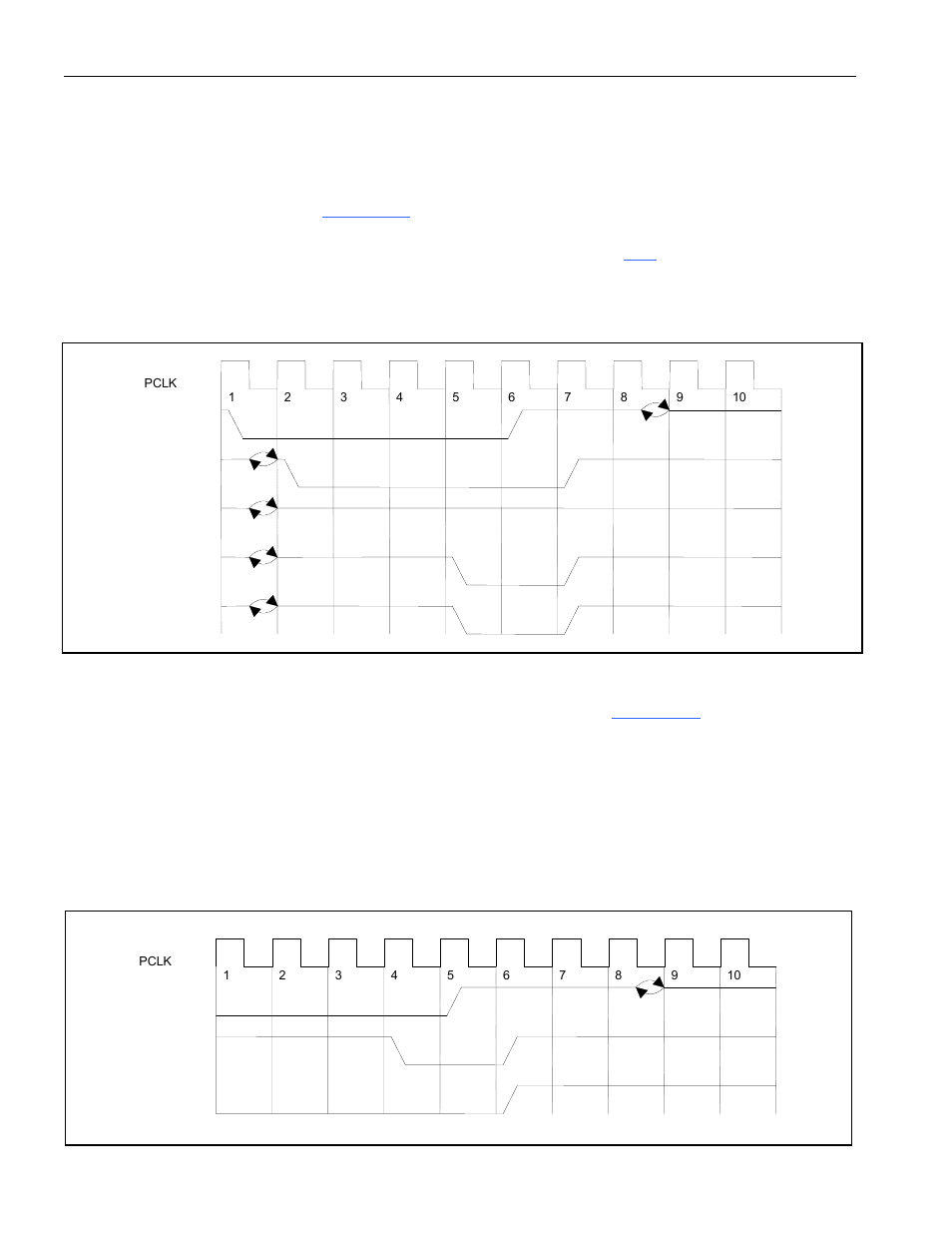 Pci target retry, Pci target disconnect, Pci target abort | 5 pci target retry, Figure 10-6. pci target retry, 6 pci target disconnect, Figure 10-7. pci target disconnect | Rainbow Electronics DS3131 User Manual | Page 125 / 174