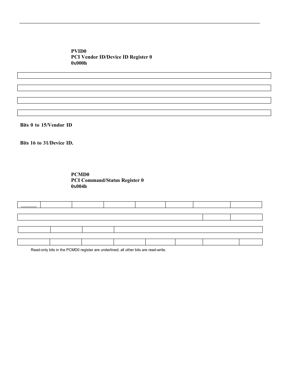 Pci configuration register description, Command bits, H the lo | 2 pci configuration register description | Rainbow Electronics DS3131 User Manual | Page 128 / 174