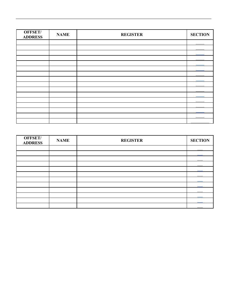 Transmit dma registers (8xx), Fifo registers (9xx), Fifo r | Egisters, Pci c, Onfiguration, Egisters for, Unction, 0 (pidsel/a, Guratio | Rainbow Electronics DS3131 User Manual | Page 34 / 174
