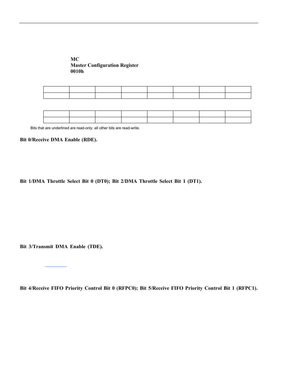 Master configuration register description, Tatus and, Nterrupt | 2 master configuration register description | Rainbow Electronics DS3131 User Manual | Page 37 / 174
