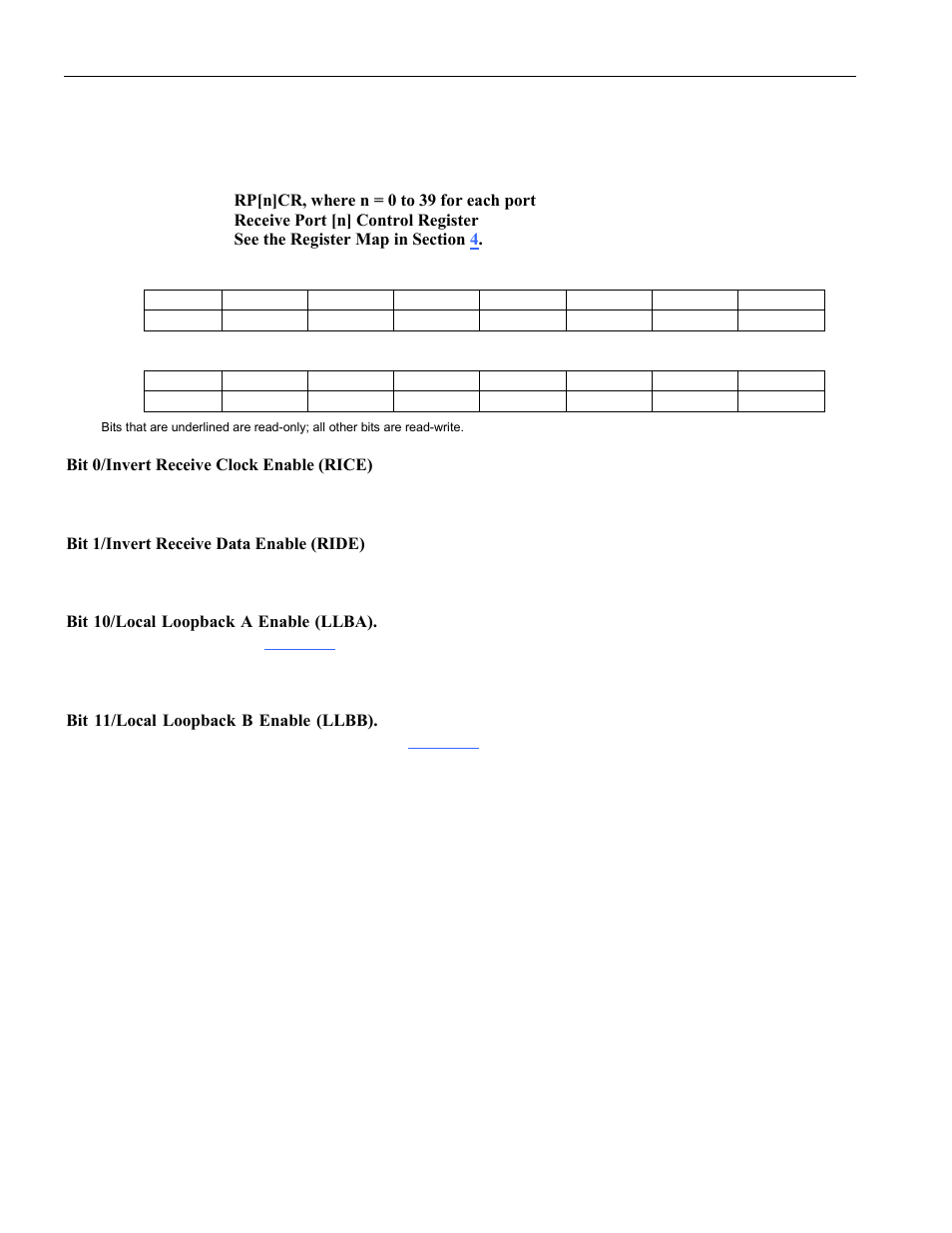 Port register descriptions, Bert, 2 port register descriptions | Rainbow Electronics DS3131 User Manual | Page 49 / 174