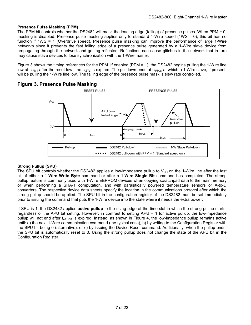 Figure 3. presence pulse masking | Rainbow Electronics DS2482-800 User Manual | Page 7 / 22