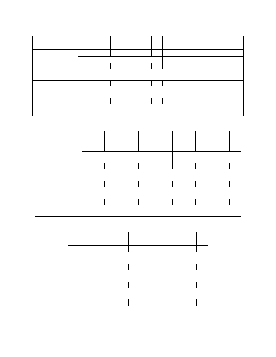 Table 53, Table 54, Table 55 | Rainbow Electronics 71M6542G User Manual | Page 64 / 165