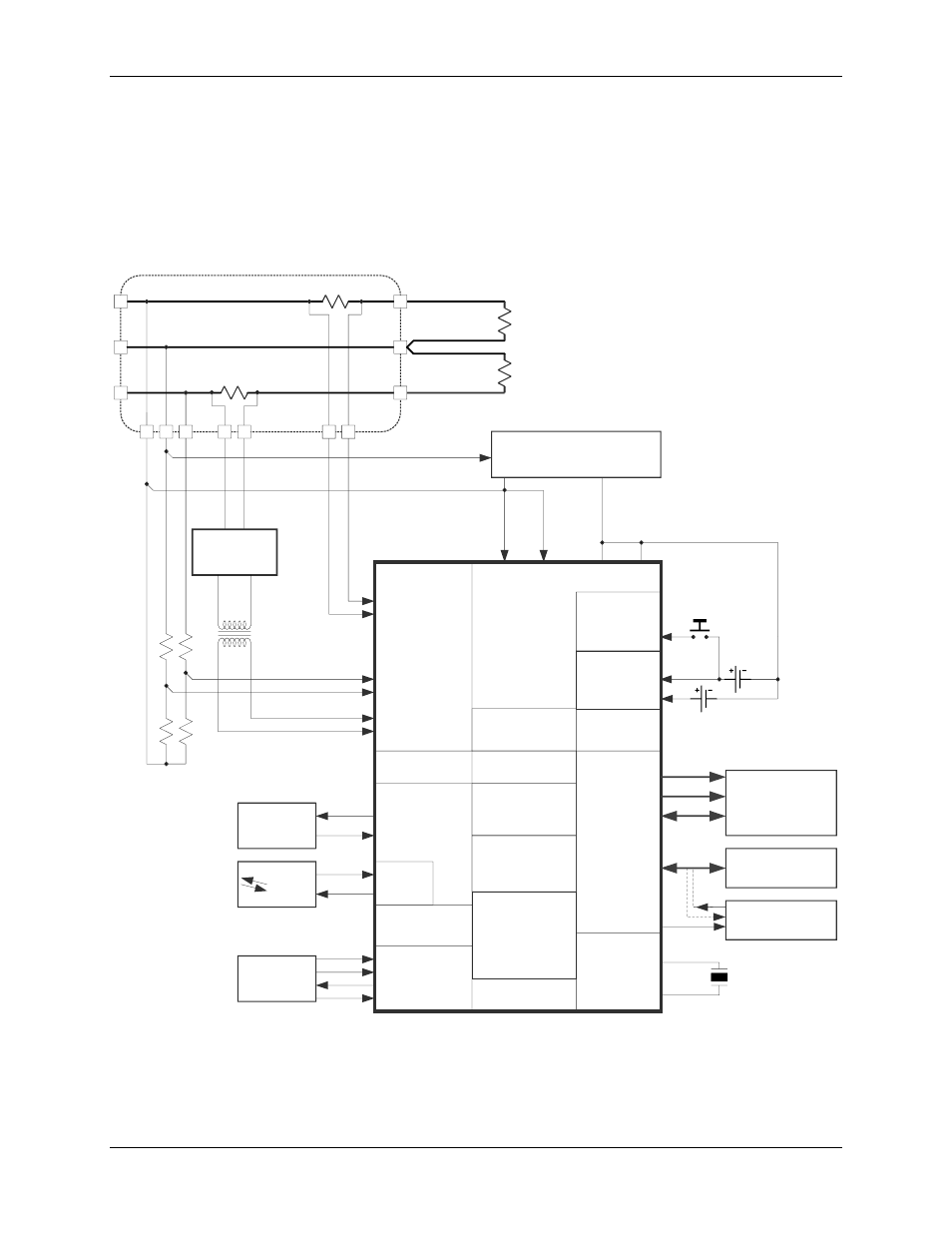 6 71m6542f using 71m6x01 and current shunts, 71m6542f using 71m6x01 and current shunts, Figure 38: 71m6542f with 71m6x01 isolated sensor | Figure 38 | Rainbow Electronics 71M6542G User Manual | Page 96 / 165