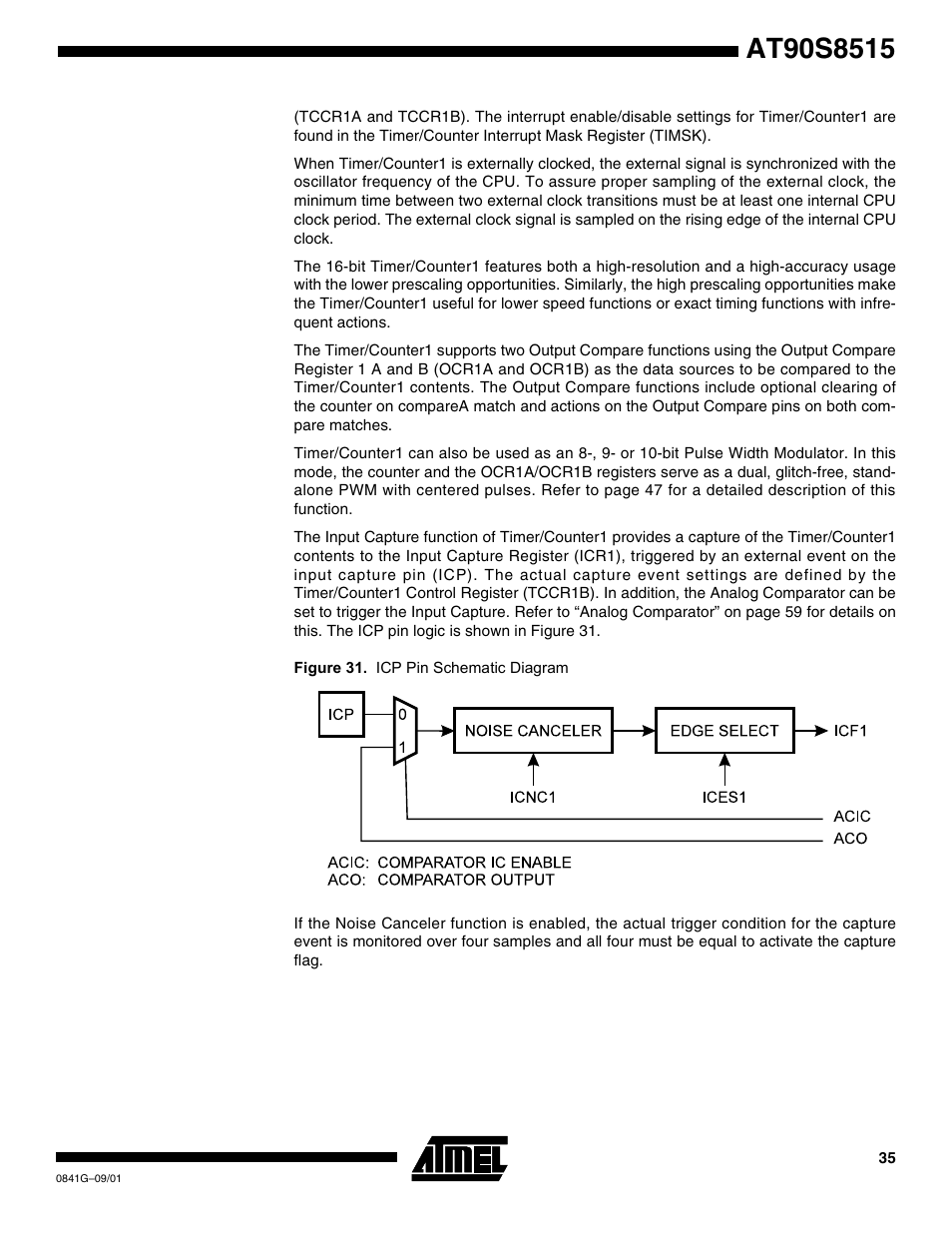 Rainbow Electronics AT90S8515 User Manual | Page 35 / 112