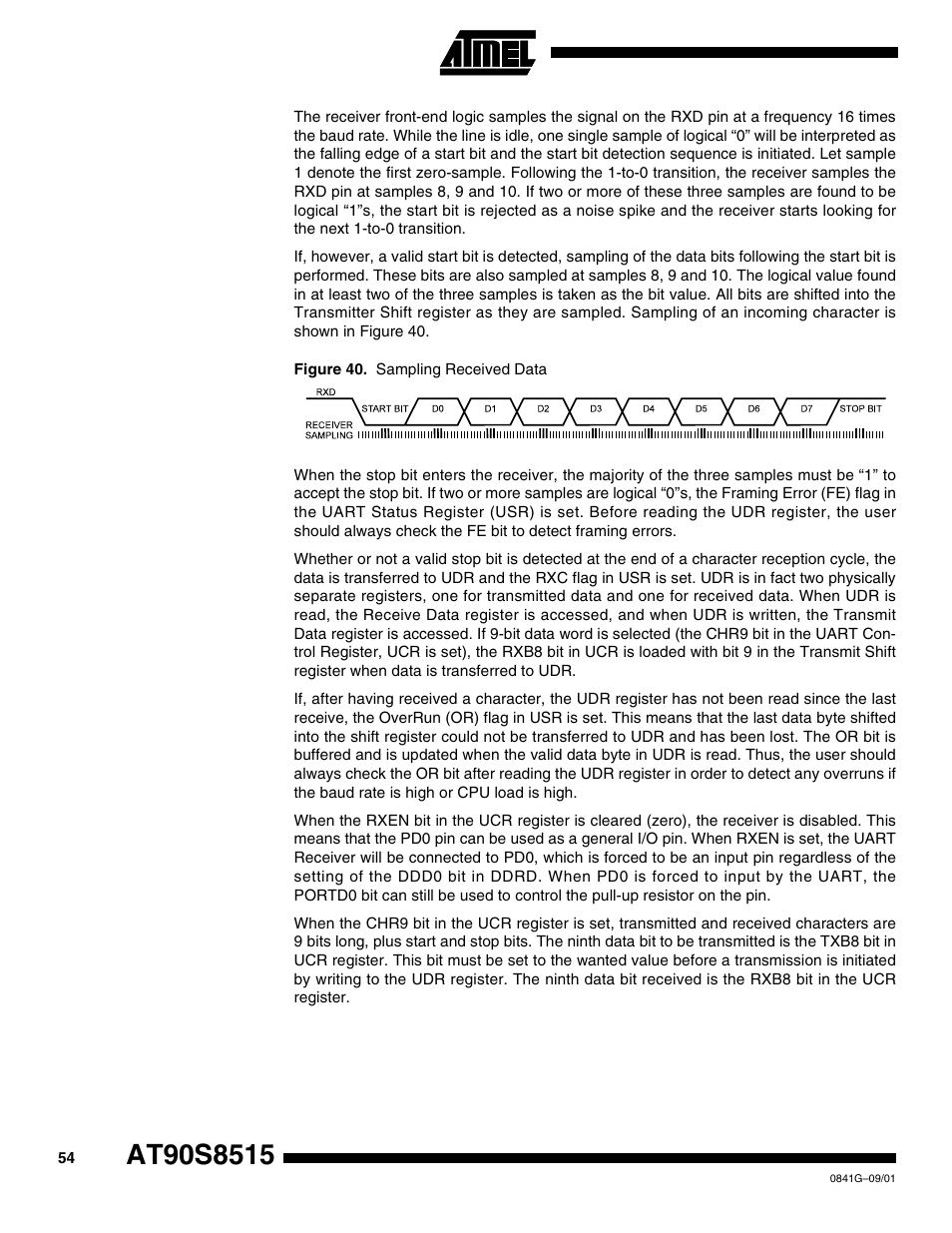 Rainbow Electronics AT90S8515 User Manual | Page 54 / 112