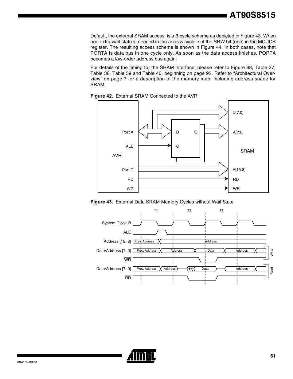 Rainbow Electronics AT90S8515 User Manual | Page 61 / 112