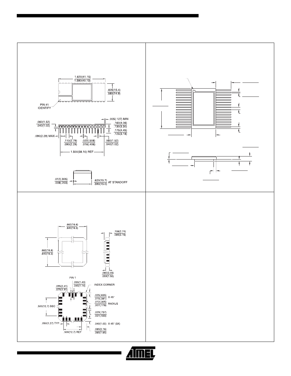 Packaging information | Rainbow Electronics AT28C040 User Manual | Page 11 / 12