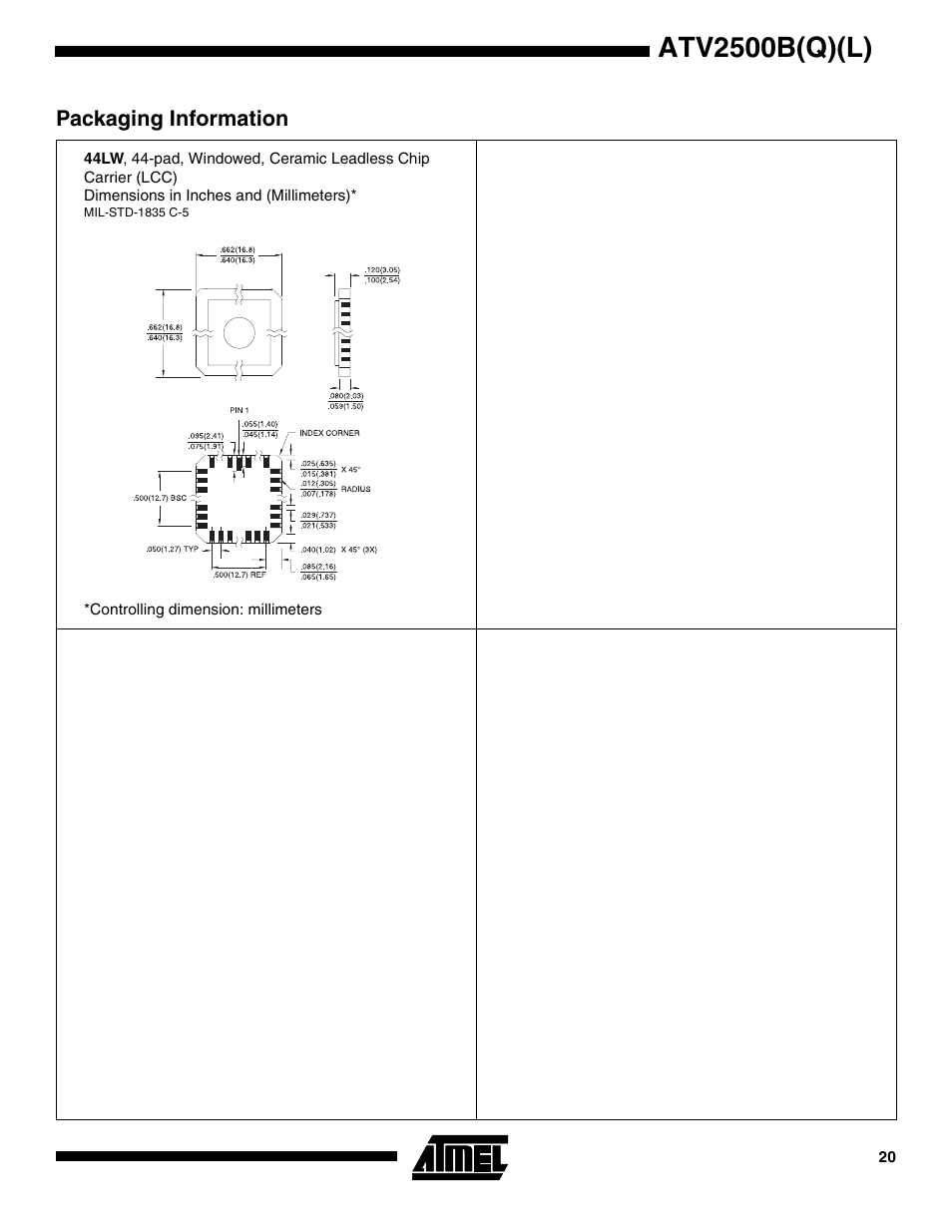 Atv2500b(q)(l) | Rainbow Electronics ATV2500BQL User Manual | Page 20 / 21