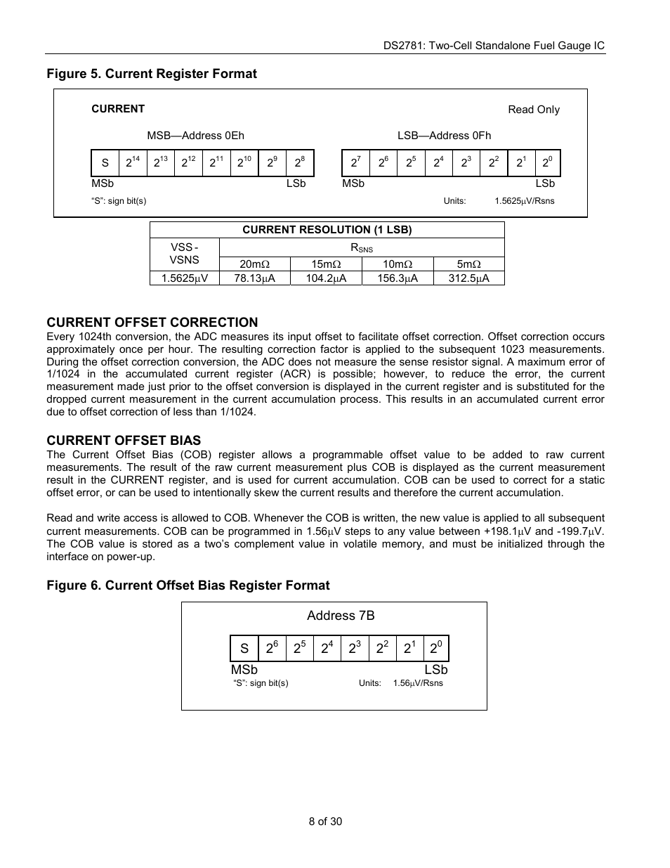 Rainbow Electronics DS2781 User Manual | Page 8 / 30