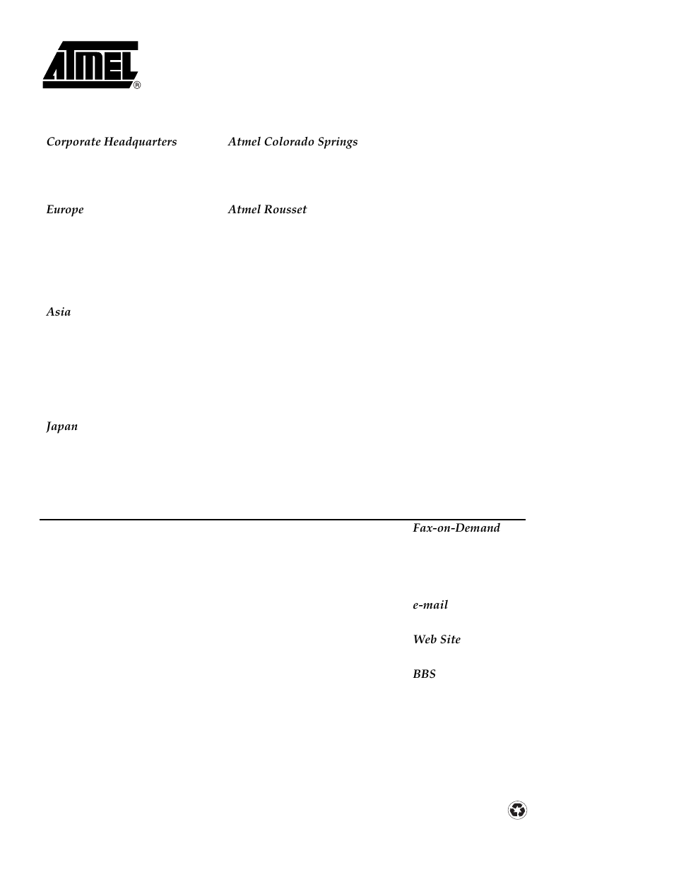 Rainbow Electronics AT28BV64B User Manual | Page 12 / 12