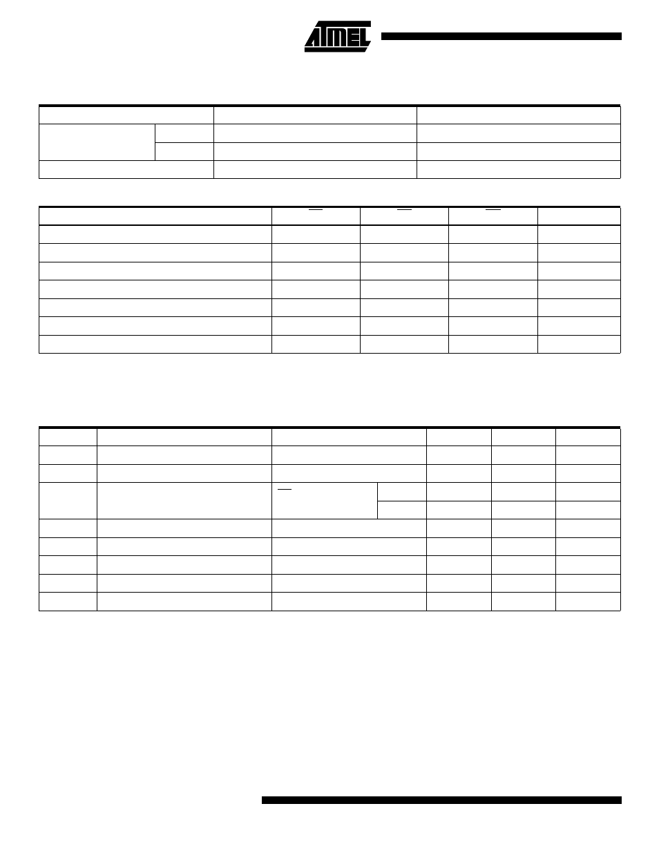 Dc and ac operating range, Operating modes, Dc characteristics | At28bv64b | Rainbow Electronics AT28BV64B User Manual | Page 4 / 12