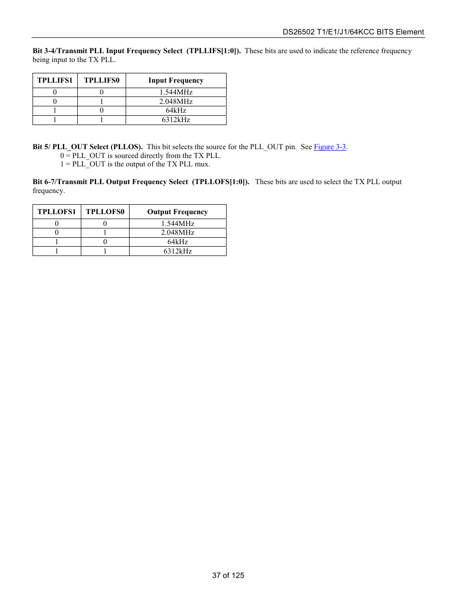 Rainbow Electronics DS26502 User Manual | Page 37 / 125