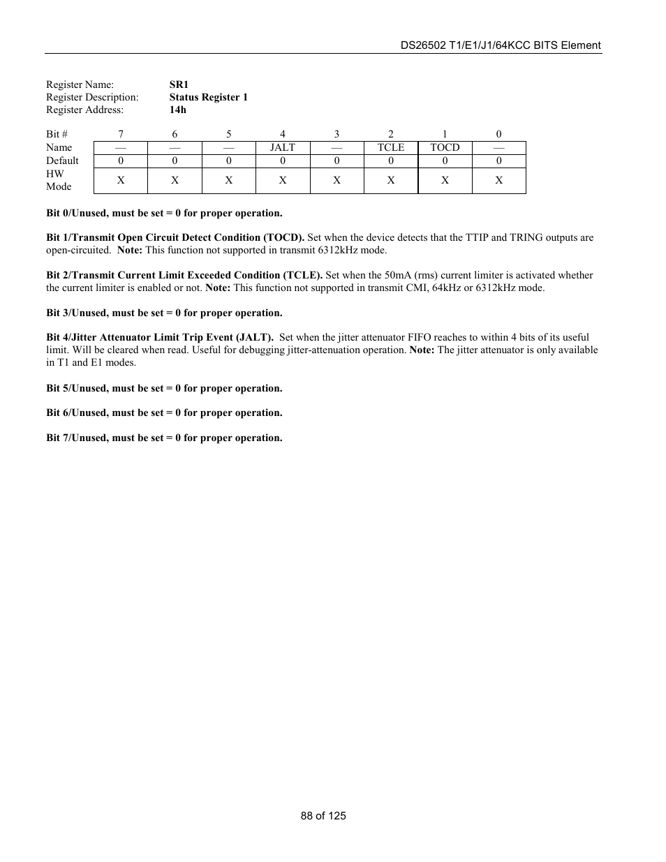 Rainbow Electronics DS26502 User Manual | Page 88 / 125