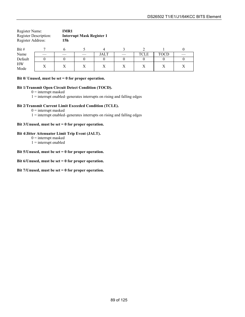 Rainbow Electronics DS26502 User Manual | Page 89 / 125
