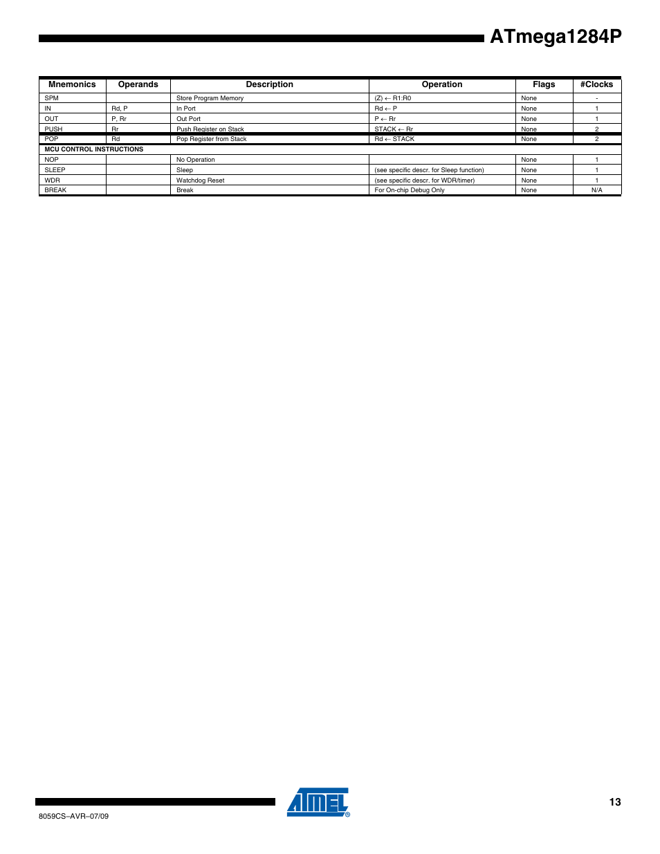 Atmega1284p | Rainbow Electronics ATmega1284P User Manual | Page 13 / 20