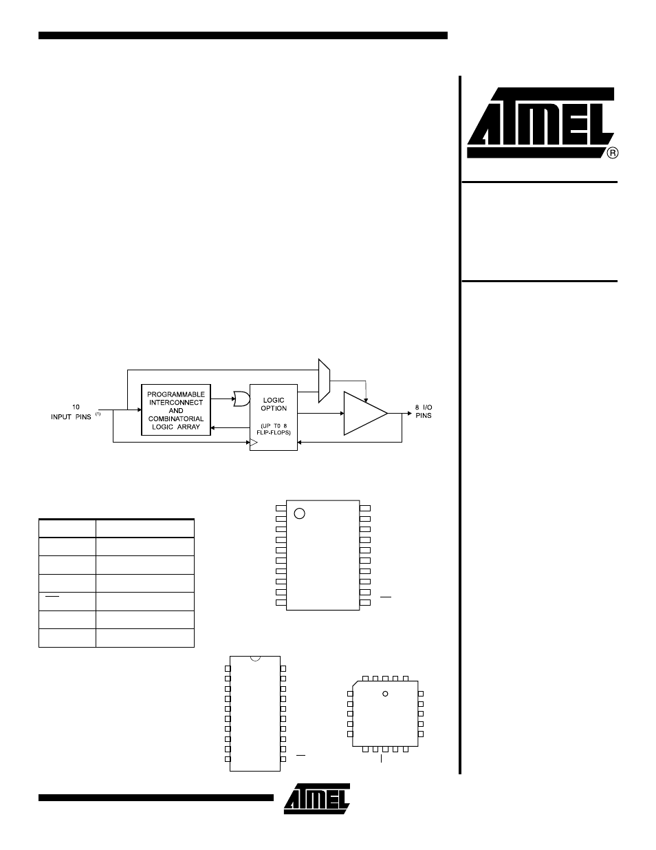 Rainbow Electronics ATF16V8C User Manual | 18 pages