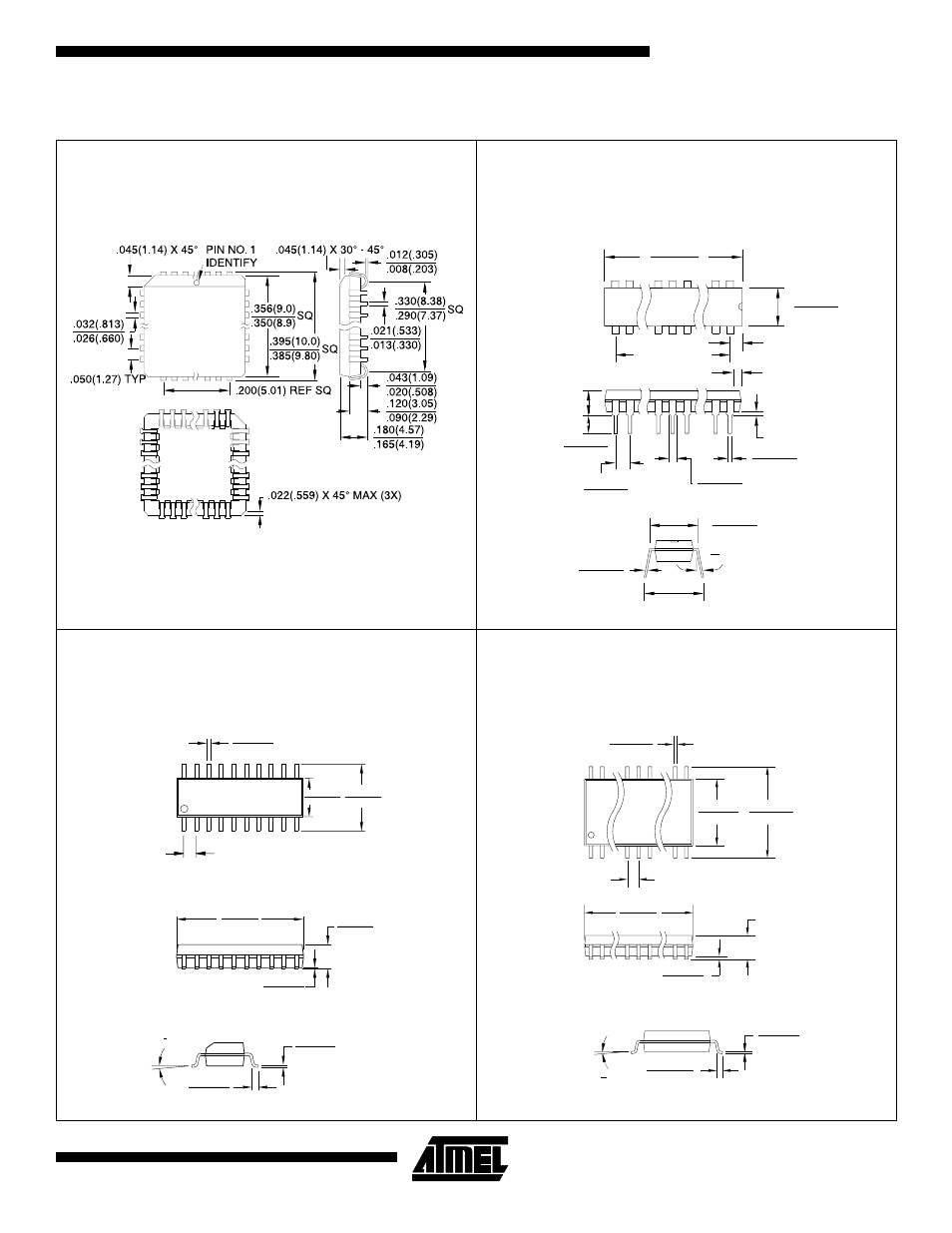 Atf16v8c, Packaging information | Rainbow Electronics ATF16V8C User Manual | Page 17 / 18