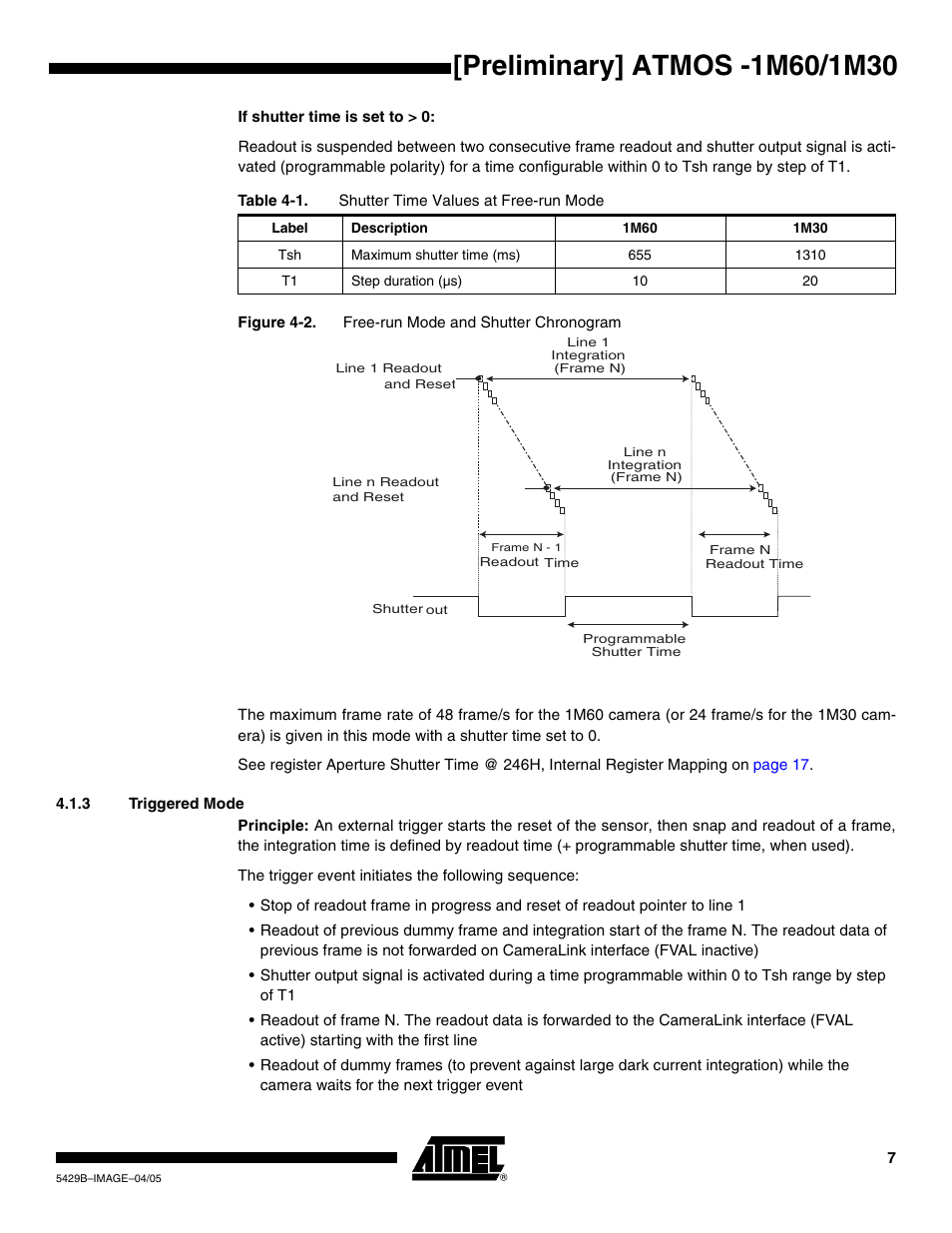 3 triggered mode | Rainbow Electronics ATMOS™ 1M60 User Manual | Page 7 / 26