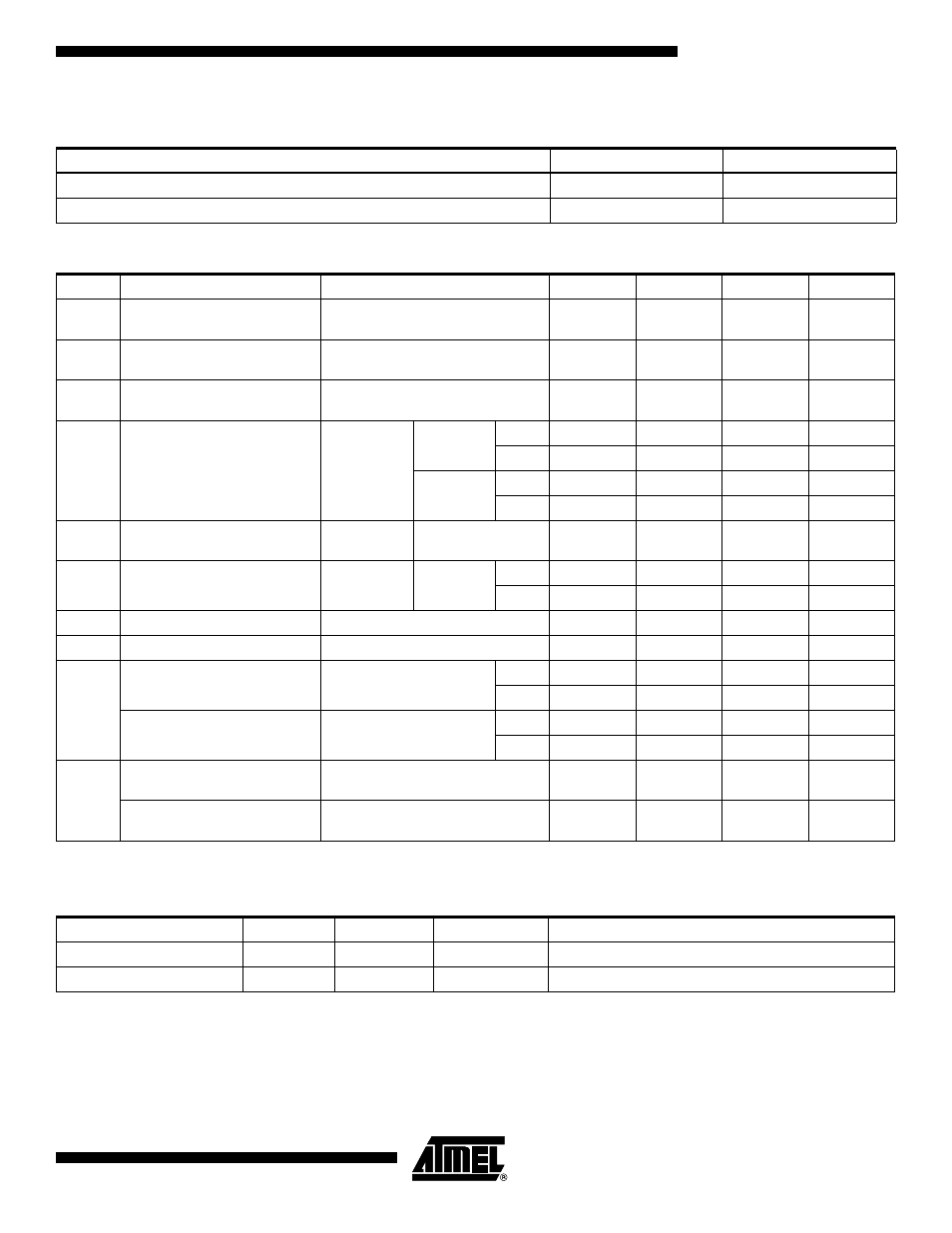 Dc and ac operating conditions, Dc characteristics, Pin capacitance | Atf1504asv(l) | Rainbow Electronics ATF1504ASVL User Manual | Page 11 / 29