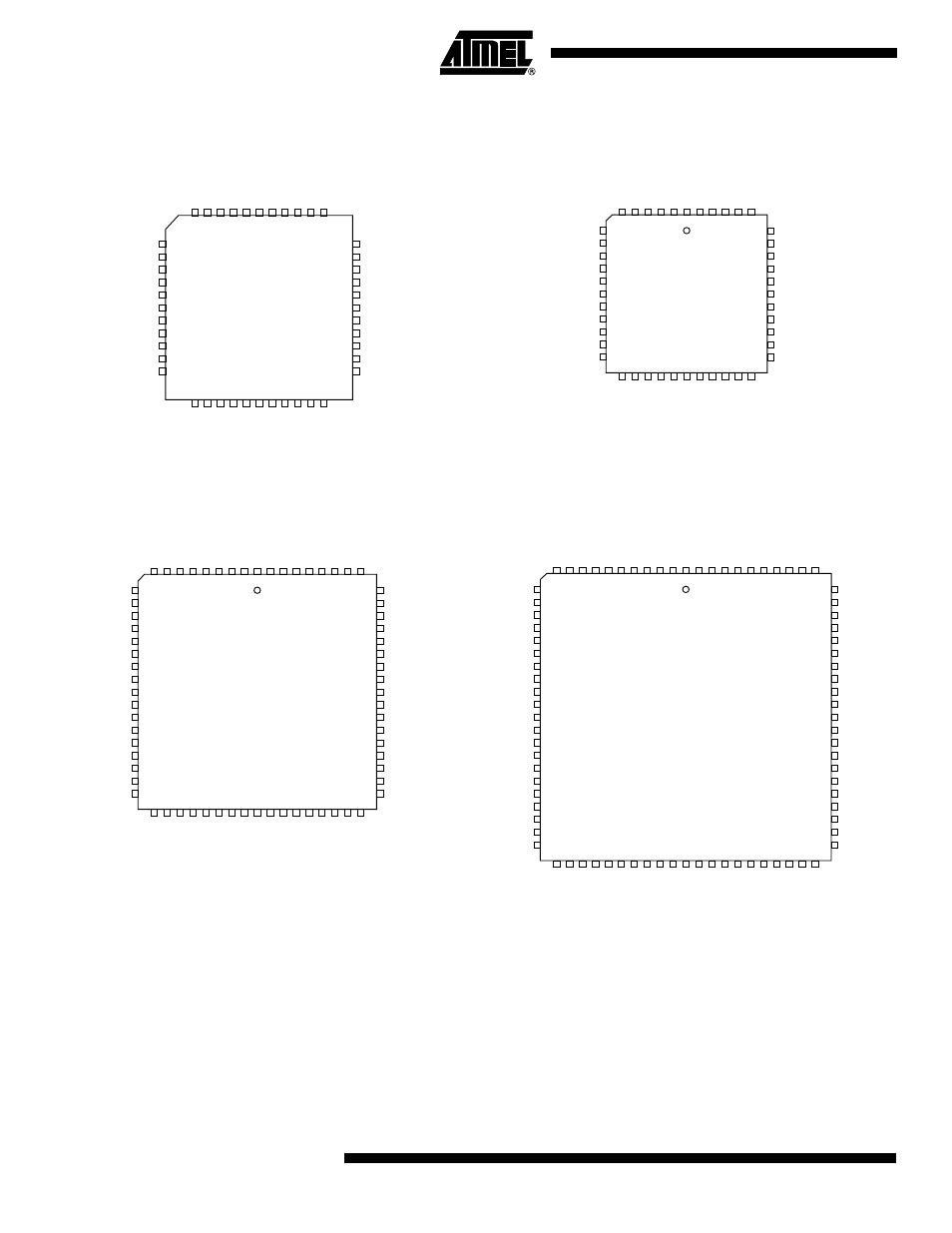 Atf1504asv(l), Lead tqfp top view, Lead plcc top view | Rainbow Electronics ATF1504ASVL User Manual | Page 2 / 29