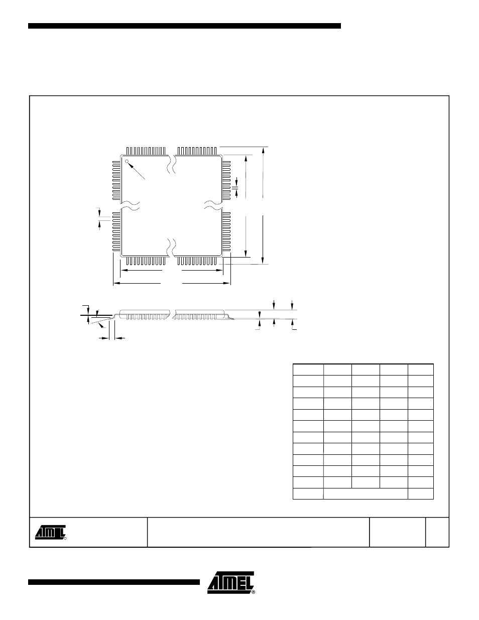 Packaging information, 44a – tqfp, Atf1504asv(l) | Rainbow Electronics ATF1504ASVL User Manual | Page 23 / 29