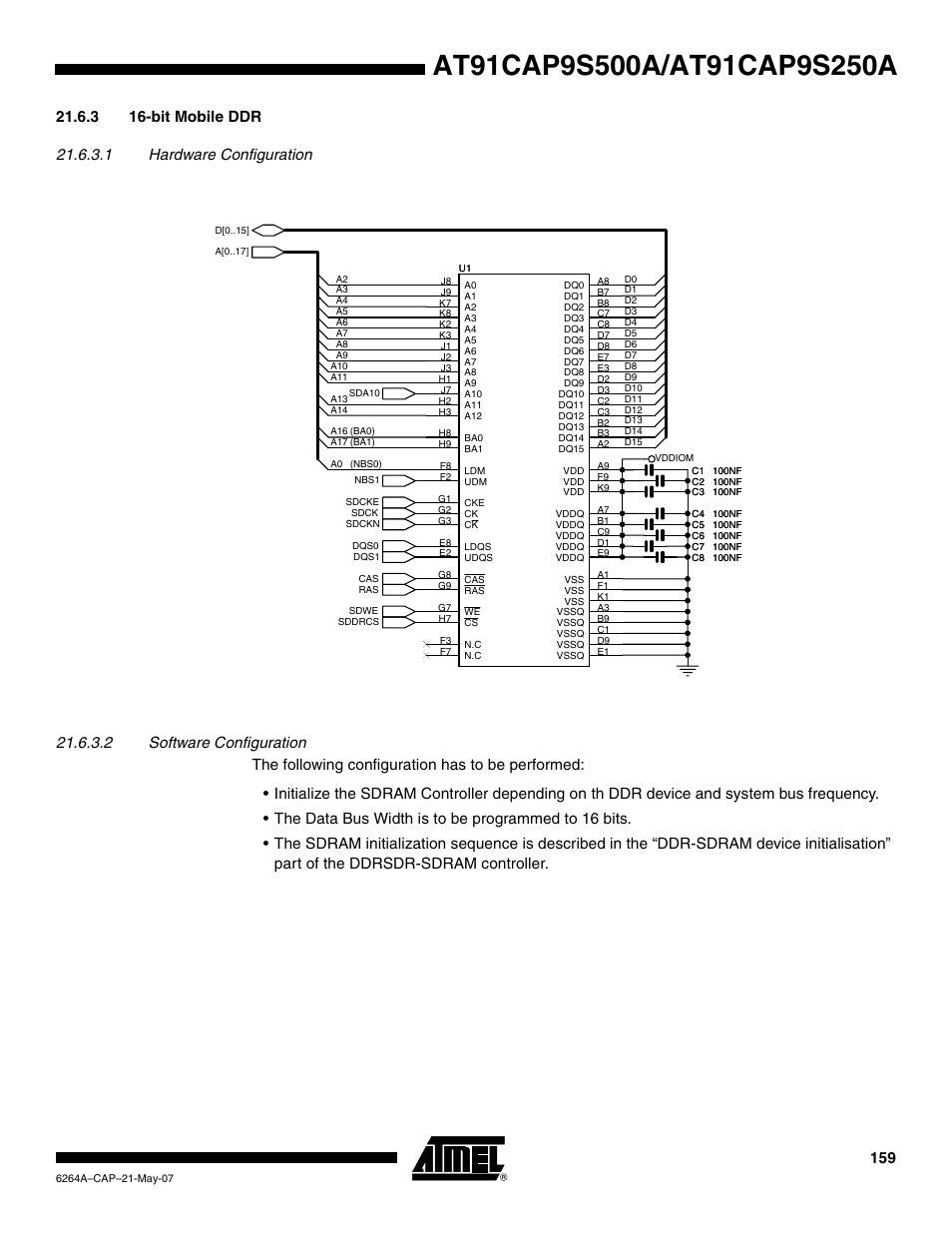 3 16-bit mobile ddr | Rainbow Electronics AT91CAP9S250A User Manual | Page 159 / 1008