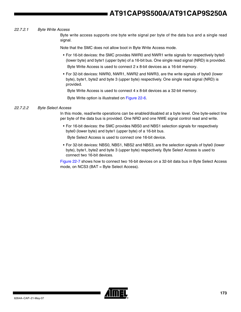 Rainbow Electronics AT91CAP9S250A User Manual | Page 173 / 1008