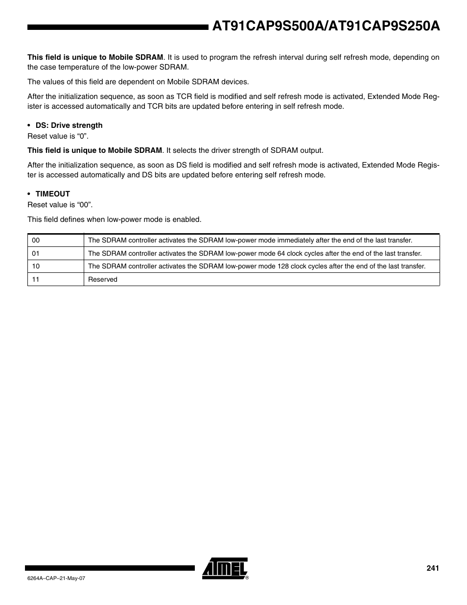 Rainbow Electronics AT91CAP9S250A User Manual | Page 241 / 1008