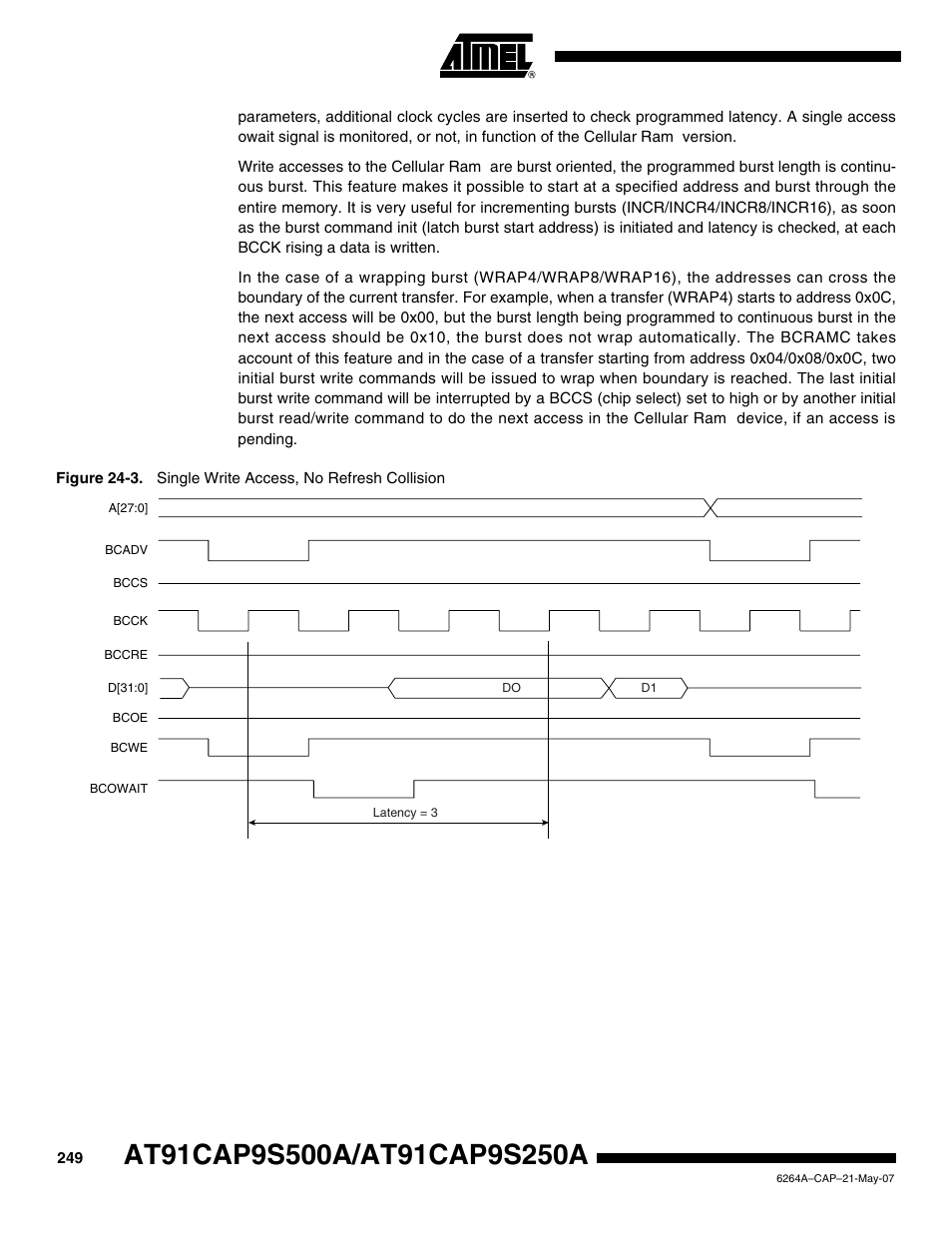 Rainbow Electronics AT91CAP9S250A User Manual | Page 249 / 1008