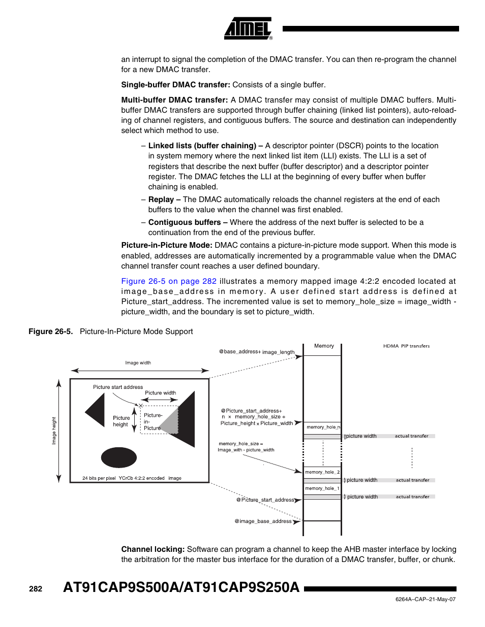 Rainbow Electronics AT91CAP9S250A User Manual | Page 282 / 1008