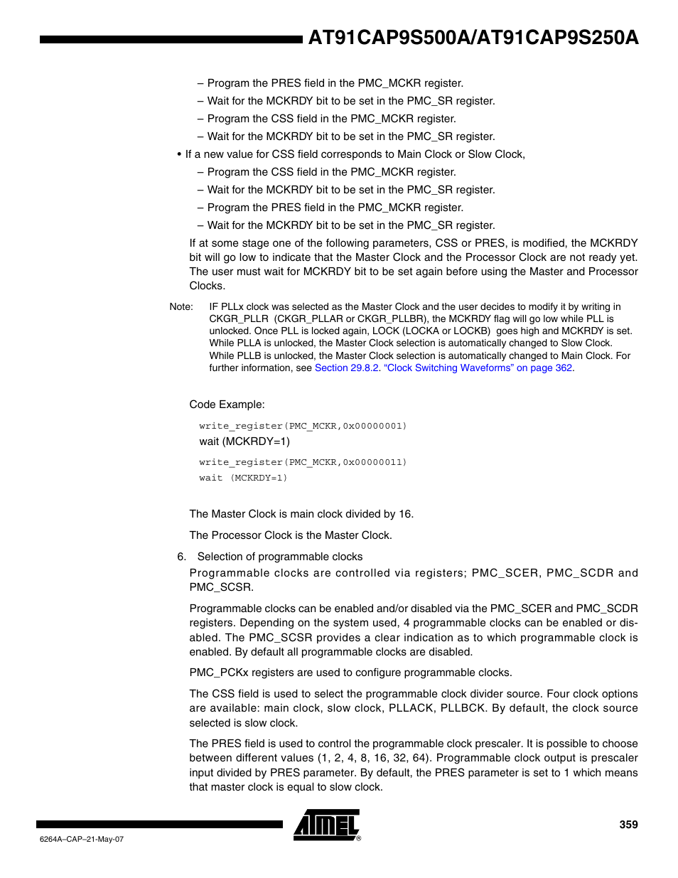 Rainbow Electronics AT91CAP9S250A User Manual | Page 359 / 1008