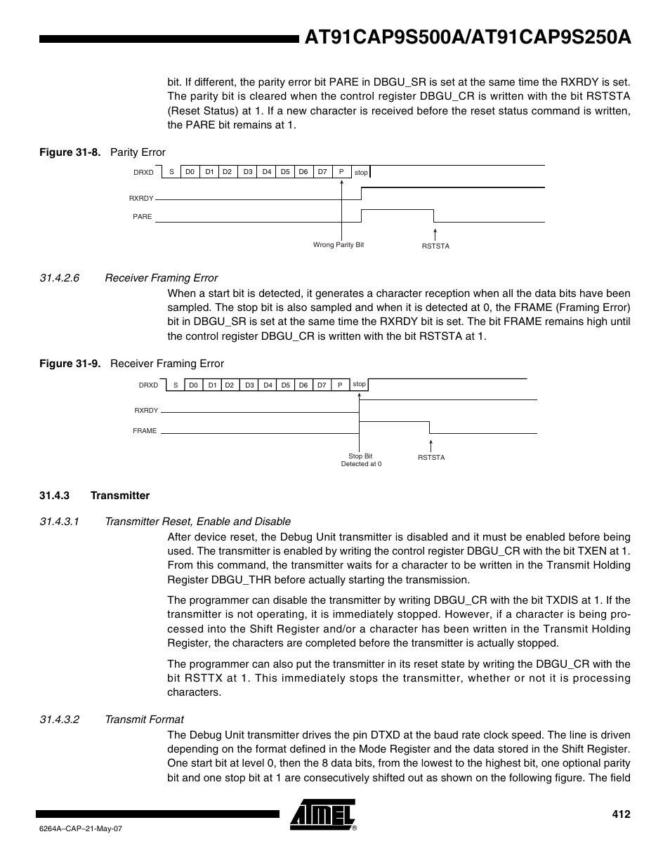 3 transmitter | Rainbow Electronics AT91CAP9S250A User Manual | Page 412 / 1008
