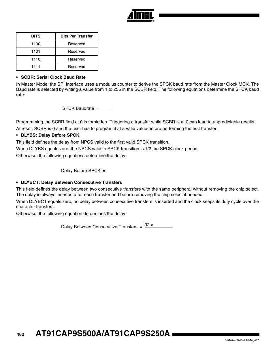 Rainbow Electronics AT91CAP9S250A User Manual | Page 482 / 1008